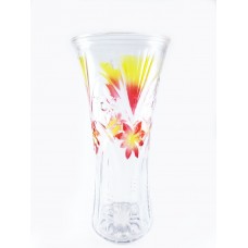 Roses Vase Glass Height 30 cm Colored