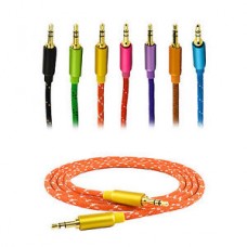 AUX AUXILIARY sound Stereo Audio Data Cable 